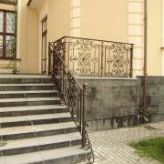 Кованое ограждение крыльца - арт.KLB21